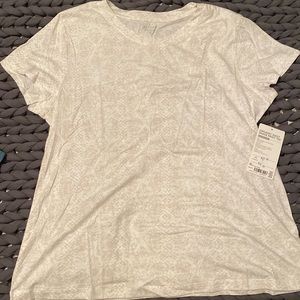 Athleta Snake Skin print tee
